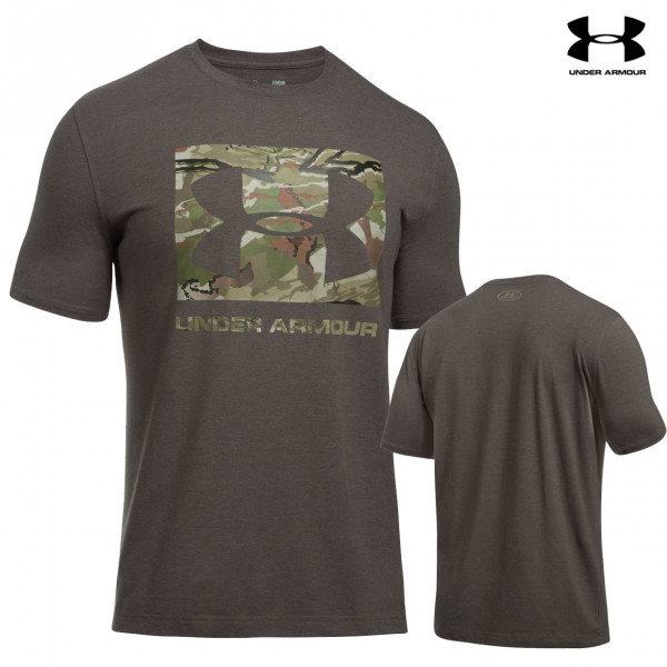 Under Armour Camo Knockout T-Shirt - Brown Heather/Ridge Reaper Forest |  Wing Supply