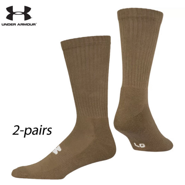 2 Pairs Under Armour Tactical Heatgear Boot Socks (XL) | Wing Supply