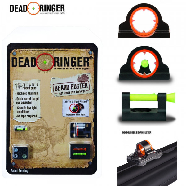 Dead Ringer Beard Buster Sight Set - Black | Wing Supply