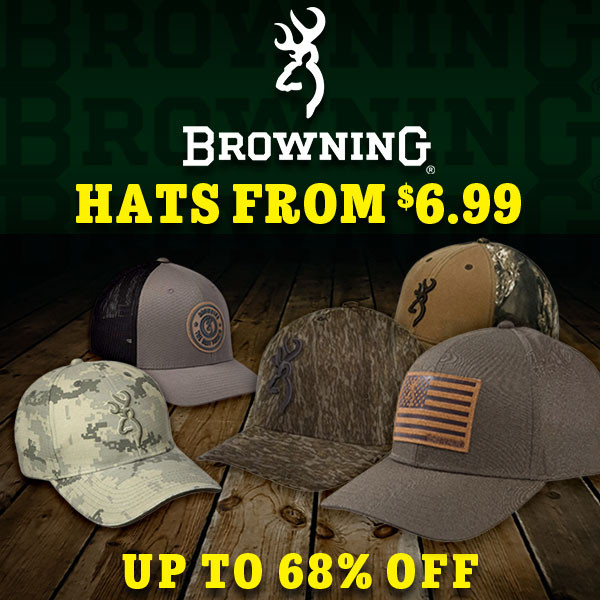 Browning Caps From $6.99!