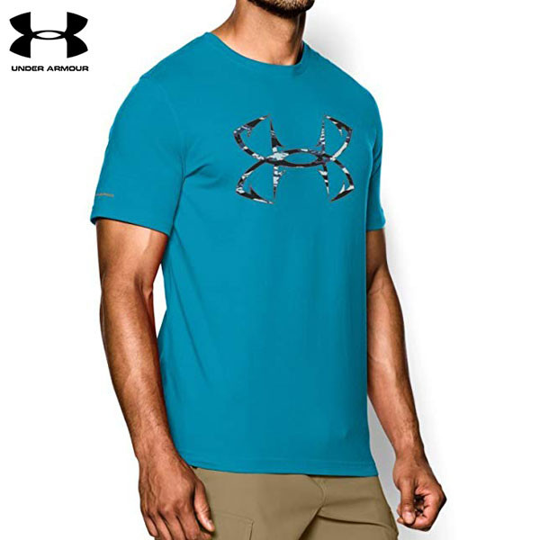 Under Armour Fish Hook Logo T-Shirt (S) - Hunting Clothing | Wing Supply