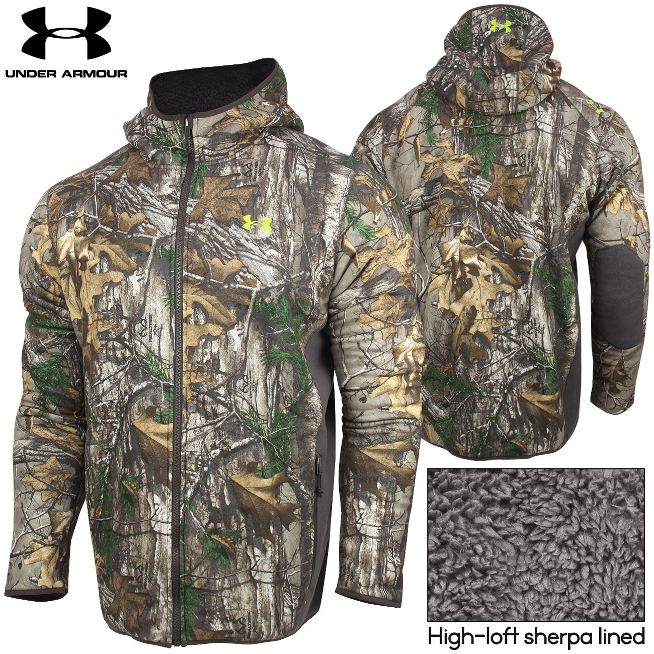 Under Armour Stealth Fleece Full-Zip Hoodie - Realtree Xtra/Velocity | Wing  Supply