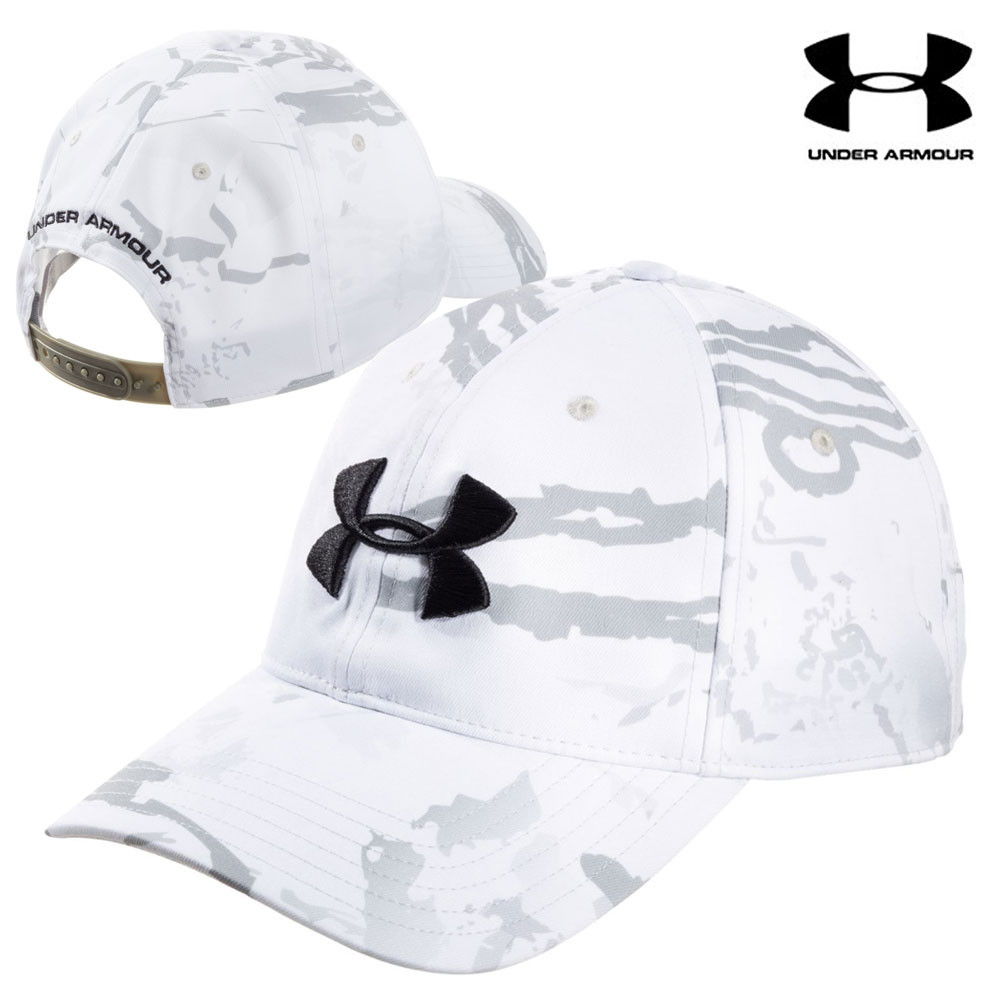 white camo under armour hat