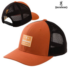 Browning Classic Sparrow Meshback Cap- Orange