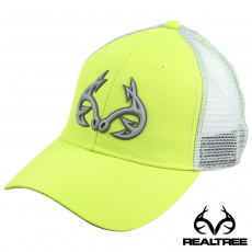 Realtree Fishing Antlers Logo Mesh Cap- Yellow