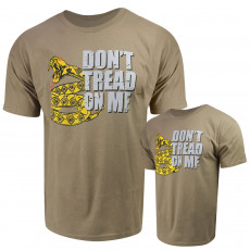 Don't Tread on Me T-Shirt- Coyote