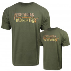 Vegetarian Old Indian T-Shirt - Dark Green