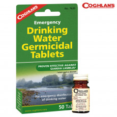 Coghlans Drinking Water Tablets - Bottle/50 Tablets